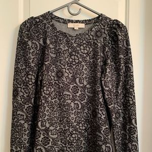 NWOT Loft Puff-Shoulder Top